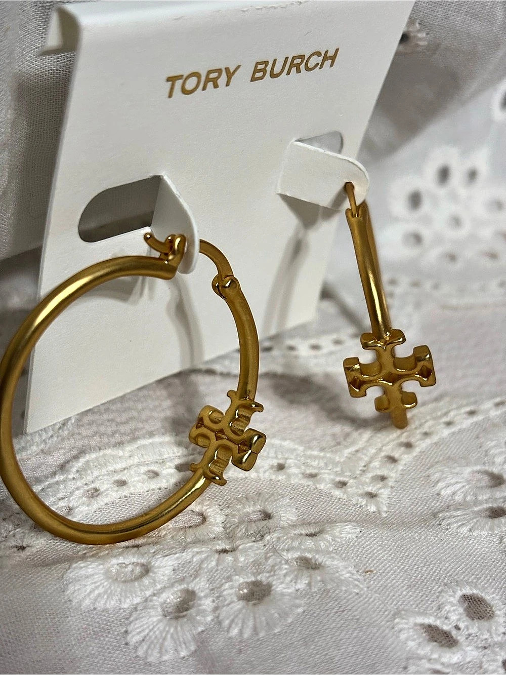 Tory Burch Miller Hoop Earrings
